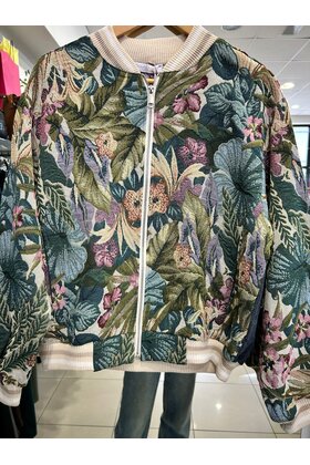 AQUA LIMONE PAISLEY SHORT JACKET 5769