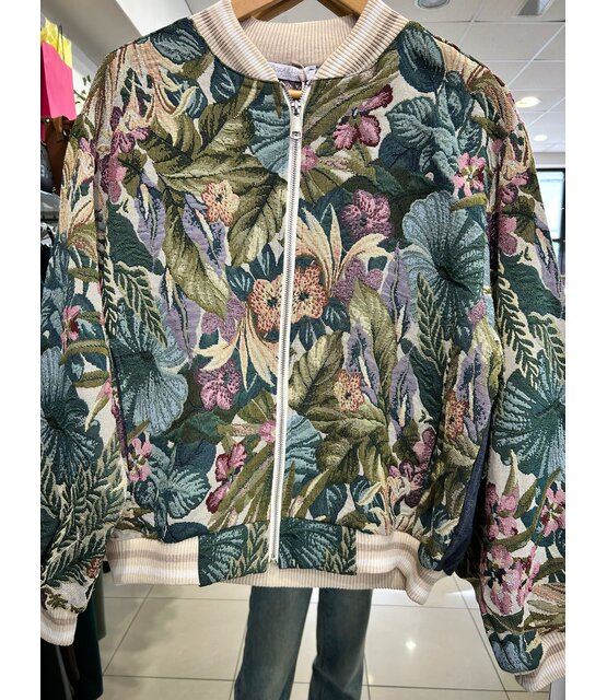 AQUA LIMONE PAISLEY SHORT JACKET 5769