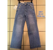 MISS FANNY WIDE LEG DENIM 3801