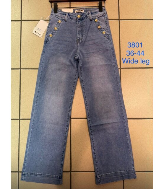 MISS FANNY WIDE LEG DENIM 3801