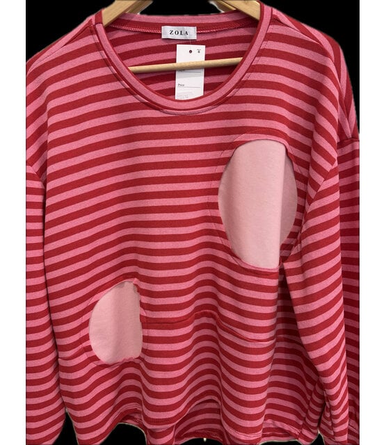ZOLA STRIPED SWEAT 5070