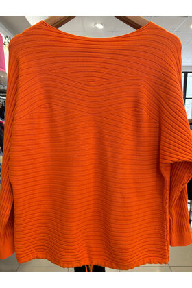 ZOLA RIBBED DRAWSTRING KNIT 3758