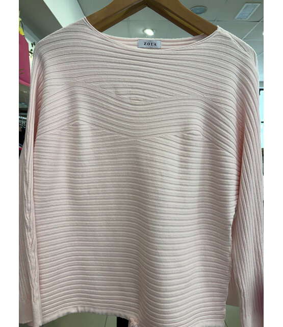 ZOLA RIBBED DRAWSTRING KNIT 3758