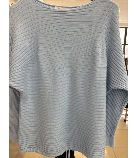 ZOLA RIBBED DRAWSTRING KNIT 3758