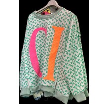 MADE IN ITALY HEART SWEAT 7090