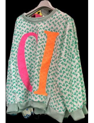 MADE IN ITALY HEART SWEAT 7090