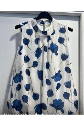 LATINO SLEEVELESS PRINT TOP 2090