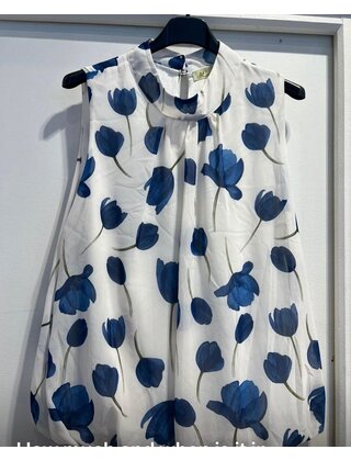 LATINO SLEEVELESS PRINT TOP 2090