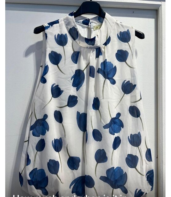 LATINO SLEEVELESS PRINT TOP 2090