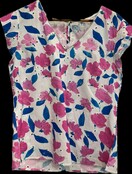 AKOZ FLORAL CAP SLEEVE TOP 162