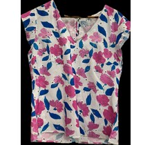 AKOZ FLORAL CAP SLEEVE TOP 162