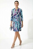 MARC ANGELO PRINT DRESS 1226