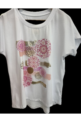 MITICA & CO FLORAL PRINT TSHIRT 690