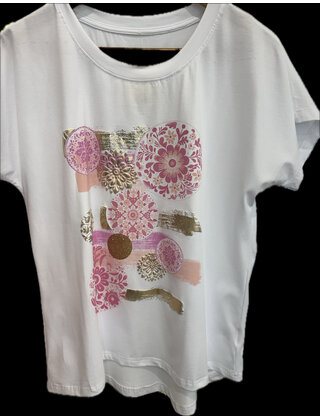 MITICA & CO FLORAL PRINT TSHIRT 690