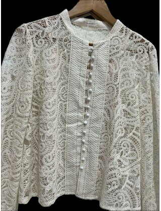 LUCY.H STUDIO LACE SHIRT 5626