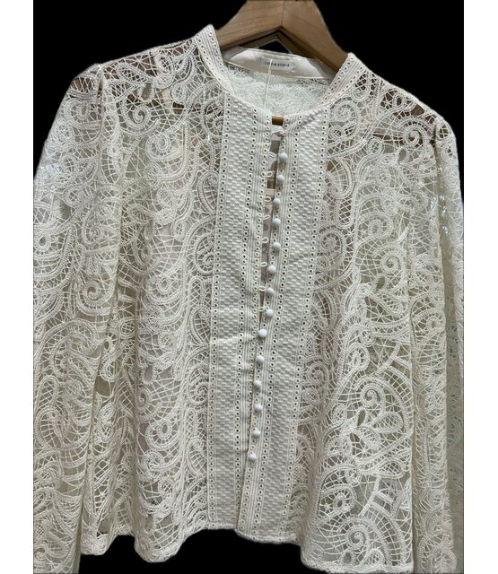 LUCY.H STUDIO LACE SHIRT 5626