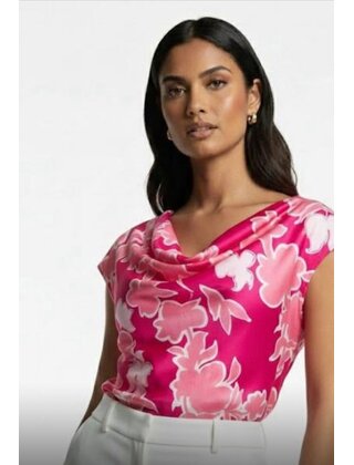 KATE & PIPPA SATIN TOP 1137