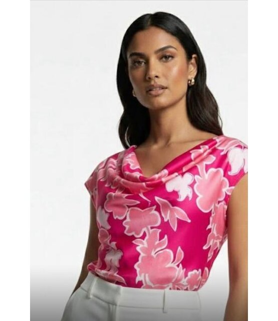 KATE & PIPPA SATIN TOP 1137