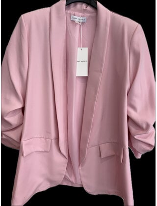 MARC ANGELO RUFFLED SLEEVE BLAZER 1150