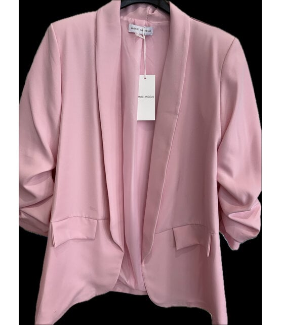 MARC ANGELO RUFFLED SLEEVE BLAZER 1150