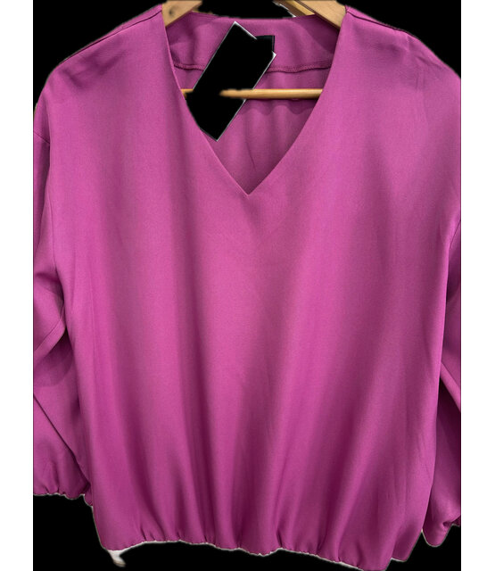 EMI V- NECK LONG  SLEEVE TOP 1678