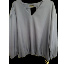 EMI V- NECK LONG  SLEEVE TOP 1678