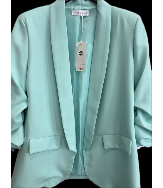 MARC ANGELO RUFFLED SLEEVE BLAZER 1150