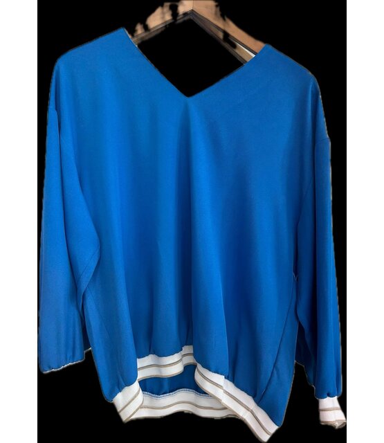 EMI V- NECK LONG  SLEEVE TOP 1678