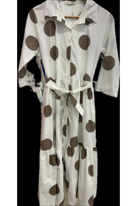 CEM POLKA DOT SHIRT DRESS 388