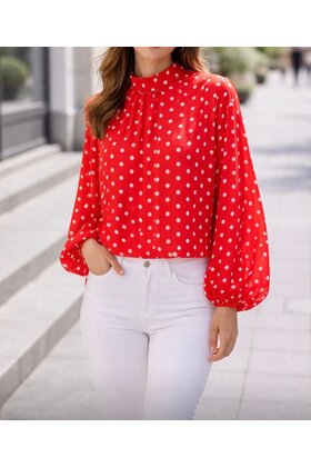 LATINO POLKA DOT TOP 1573