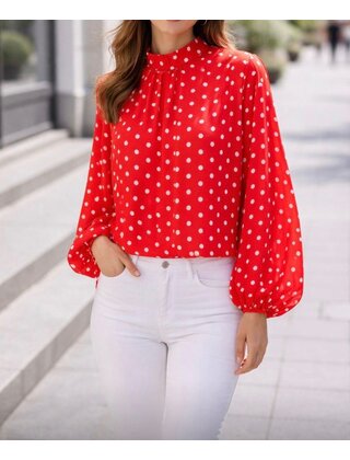 LATINO POLKA DOT TOP 1573