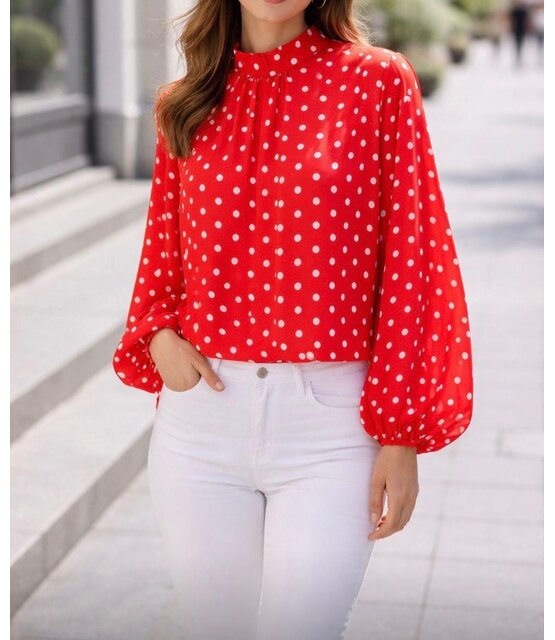 LATINO POLKA DOT TOP 1573