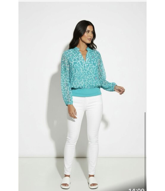 MARC ANGELO LEOPARD BAND TOP 5555