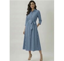 KATE & PIPPA ELENA  STRIPED SHIRT DRESS