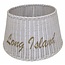 GeWoon Witte rieten lampenkap L - Long Island