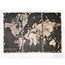 GeWoon Wandkaart Globe 3-delig - 120x2,5xH80 cm