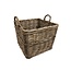GeWoon Vierkante Rieten Mand - 60x60xH50 cm