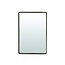 House Doctor Matzwarte spiegel Reflection - 30x20x4 cm