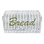 GeWoon Witte Broodmand Riet - 38x19xH17 cm