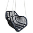 Sweet Living Rotan Hangstoel Fly Zwart - 66x65xH49 cm