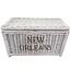 GeWoon Witte rieten mand L - New Orleans