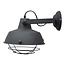 GeWoon Wandlamp Prison vintage black - 27x25x35 cm