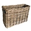 GeWoon Rotan mand lederen handvat - 53x18xH40 cm