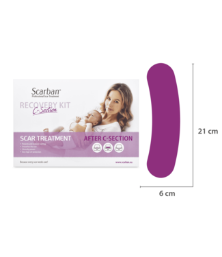 Scarban C-Section scar silicone patch