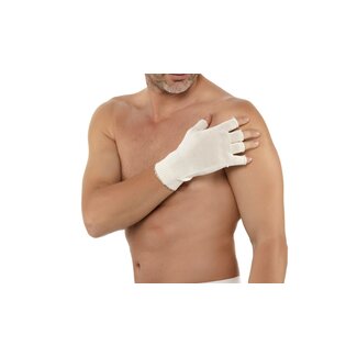 DermaSilk Fingerless bandage gloves