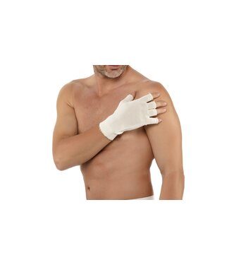 DermaSilk Fingerless bandage gloves
