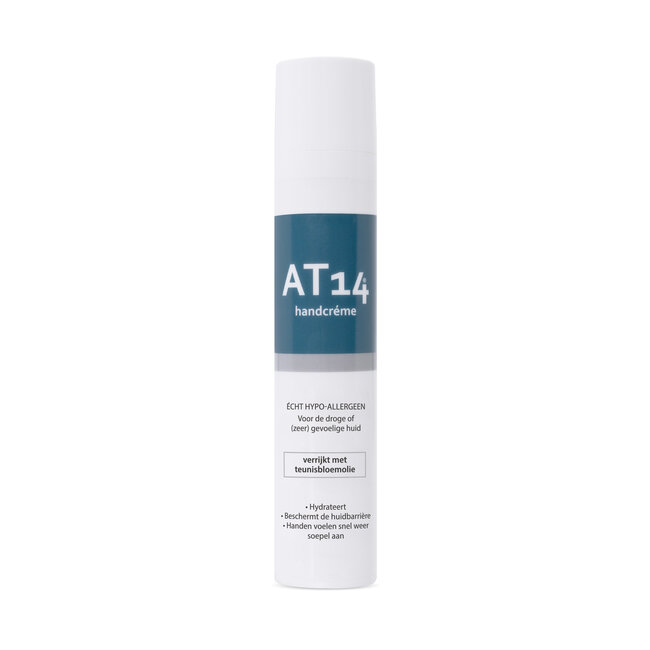 AT14® Hand cream for sensitive skin. Also suitable for contact allergies.