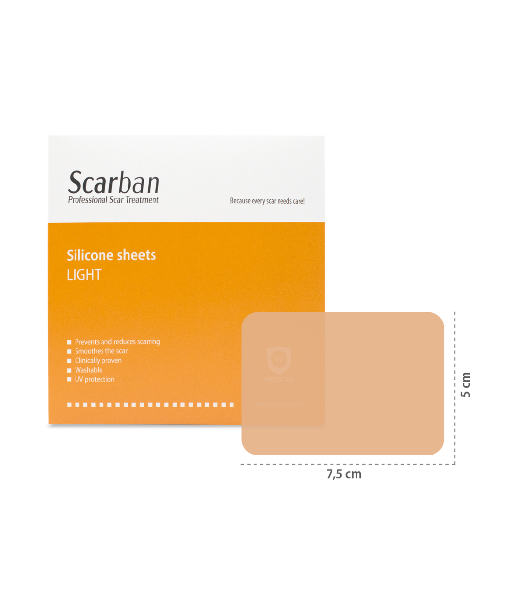 Scarban Light Silicone Plaster For The Treatment Of Scars 