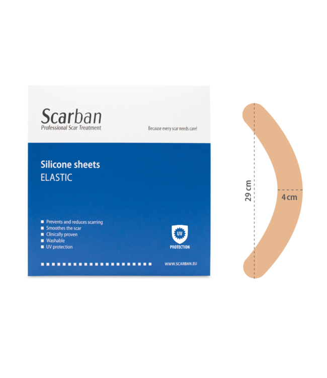 Scarban Elastic scar silicone plaster Mamma