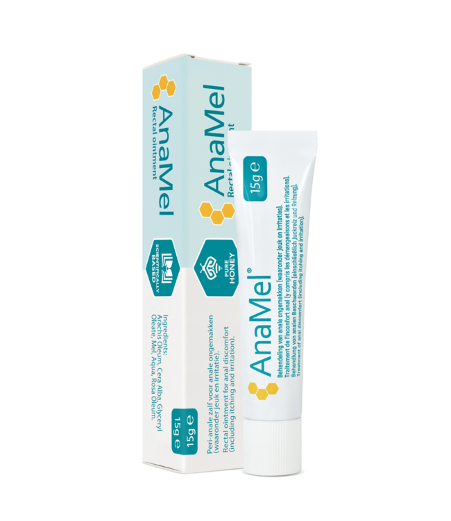 AnaMel® skin ointment for buttocks and anal discomfort